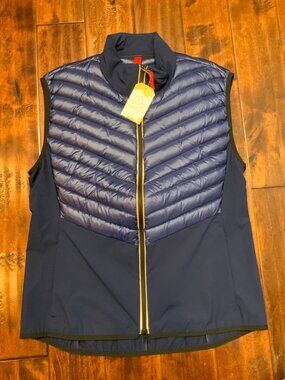 Bogner Fire & Ice Navy Blue Puffer Vest, Size XXL